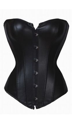 Leather Strapless Corset